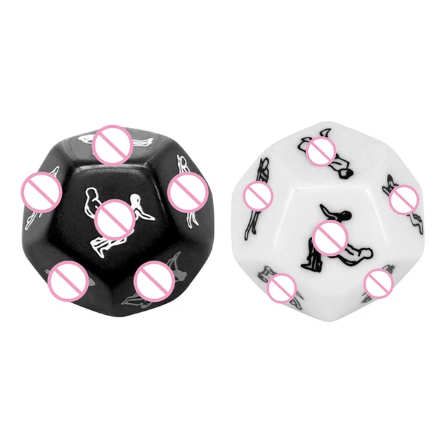 3pcs 12 Sides Sex Dice Interesting Toys Adult Games Cubes Novelty Party Gifts