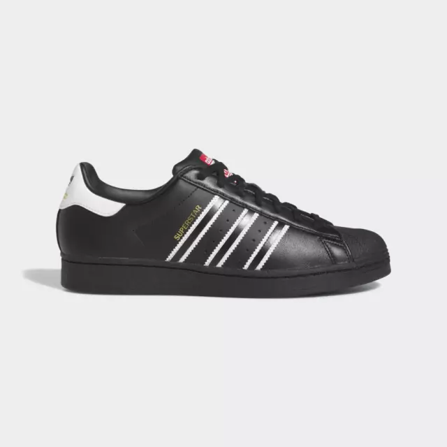 SCARPE ADIDAS SUPERSTAR gx9877 BIANCO NERO WHITE UNISEX PELLE NUOVE SNEAKERS