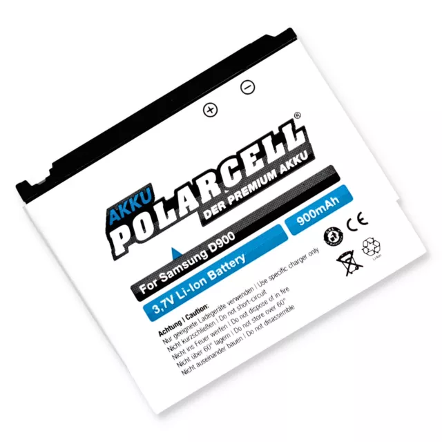 PolarCell Akku für Samsung SGH-D900i SGH-D900e SGH-E490 SGH-E780 AB503442CE Accu