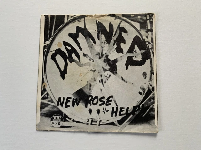 DAMNED， THE-New Rose / Help (UK Reissue Red Vinyl 7)