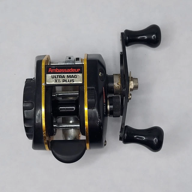 ABU GARCIA AMBASSADEUR Ultra Mag XL Plus Baitcasting Reel 1984