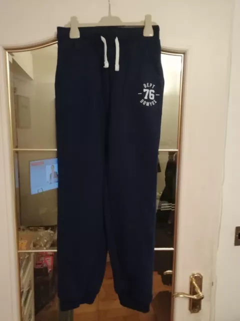 DECATHLON DOMYOS KIDS Boys Girls Navy Blue Casual Joggers 12 Years