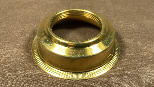 Brass Oil Lamp Burner Collar Part for #2 Queen Anne Vintage / Antique Oil Lamp