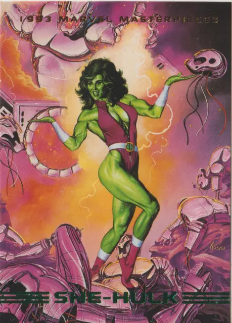 1993 Marvel Masterpieces; She-Hulk Prototype Card