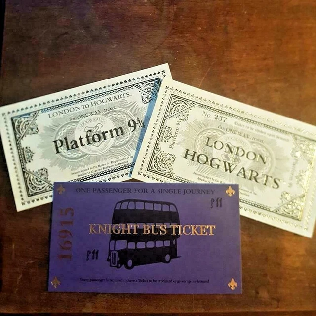 Billet Hogwarts Express / Billet Poudlard Express / Magicobus Harry Potter