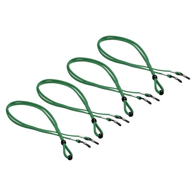 4 pz cinturino occhiali regolabile supporto occhiali unisex verde