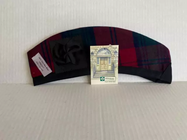 Maban Glengarry Piper Hat Lindsay Made Scotland Medium Wool NWT SHIPS FREE