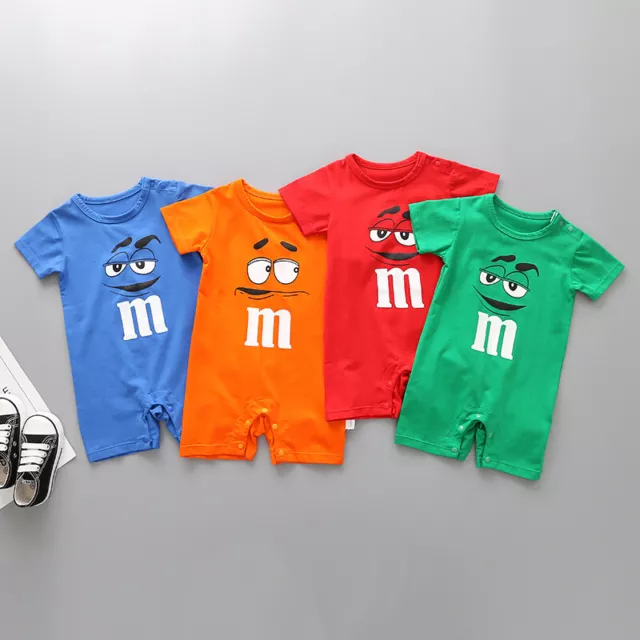 Abiti da cartone animato neonato neonato bambino M romper top vestiti neonati