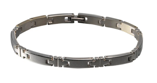 Pulsera Phiten Titanio Abrigo Duro Delgado Talla L
