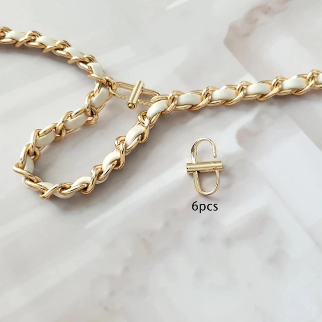 Hazrcvr Boucles Réglables 20 Pièces Mousquetons Boucles Métalliques Réglables S Forme Mousqueton Boucle De Maillon De Chaîne Raccourcisseur La Longueur De La Chaîne Pour Sacs à Bandoulière