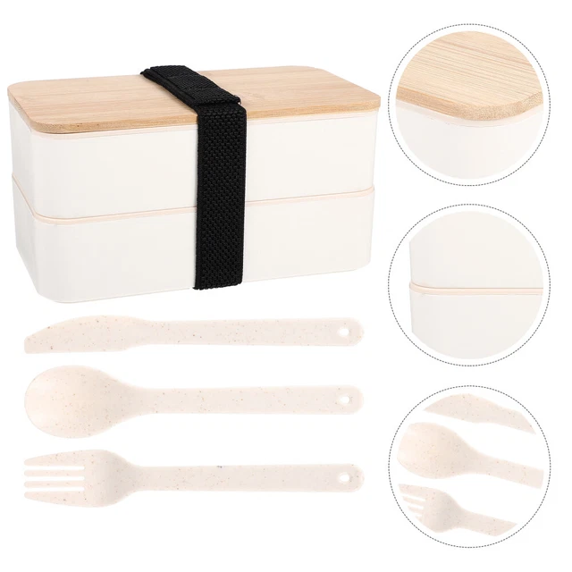 MEEYUU 5 Contenitori Bento Per Snack, 4 Scomparti