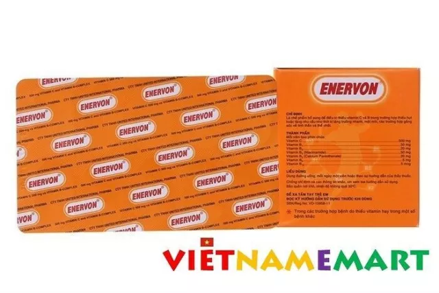 Enervon Aumenta la Resistencia Corporal Vitamina C, complejo B; 100 gorras 2