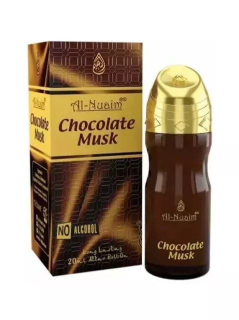 Al Nuaim Chocolate Musk 20ml Attar  Long Lasting