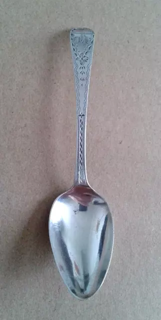 George III Sterling Silver Tea Spoon by Stephen Adams, London, 1794 VG condition