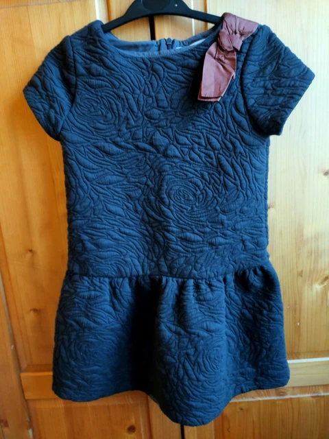 Robe Zara Kids Bohème Beige Fleurs - Taille 4/5 Ans (110cm) - Bretelles, Doublée