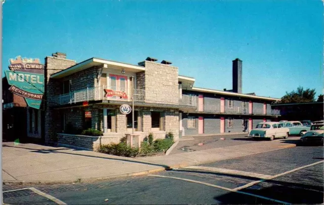 Postcard Inn Towne Motel And Restaurant Columbus Ohio OH