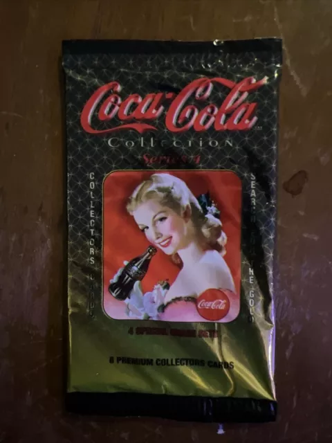 Coca Cola Collectors Cards Wax Pack Series 4 Sealed-New, Coke