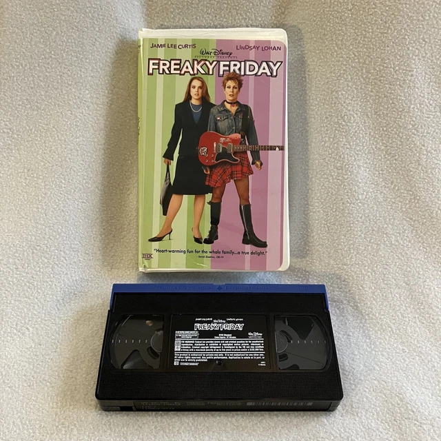 BANDE VHS WALT Disney FREAKY FRIDAY Jamie Lee Curtis Lindsay Lohan