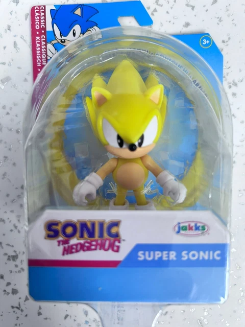 Sonic The Hedgehog Classic Super Sonic - Mini action figure da 6,3 cm