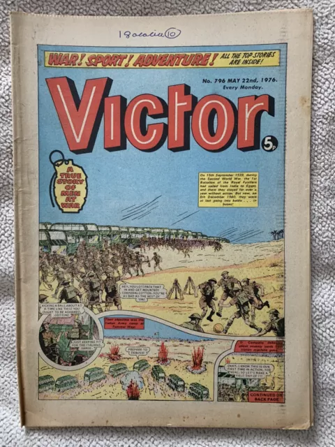 Victor comic No# 796 May 22nd 1976 Good Condition