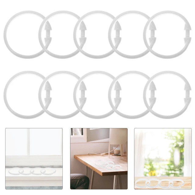 12 pz appendiabiti a rullo doccia decorativo per tende scorrevoli