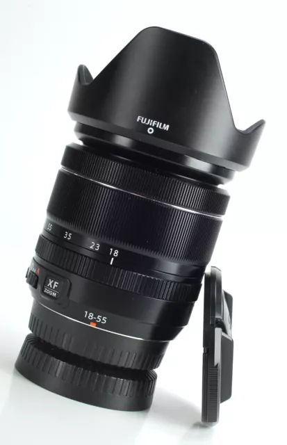 Fujifilm XF 18-55mm f2.8-4 R LM OIS Fuji Fujinon Mirrorless Lens X Mount F&R Cap