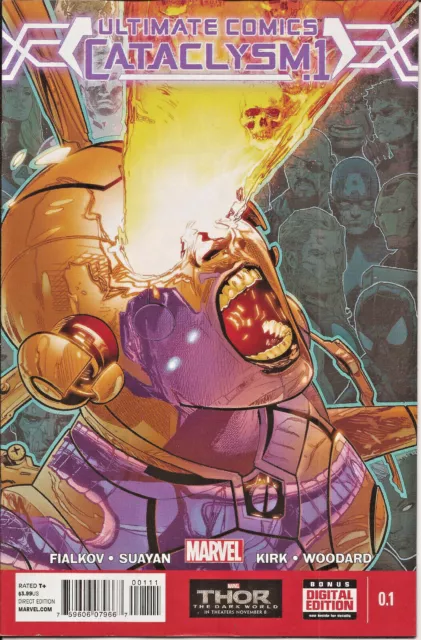 Cataclysm #0.1 Marvel Ultimate Comics Vision Galactus Sam Wilson Iron Man VF