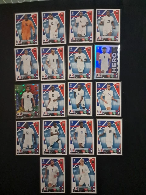 Topps Euro 2024 - Sticker Rico Lewis (Angleterre) - Vert Parallèle - Neuf