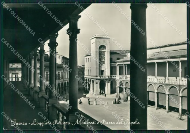 Ravenna Faenza Palazzo Manfredi Foto FG cartolina ZK6541