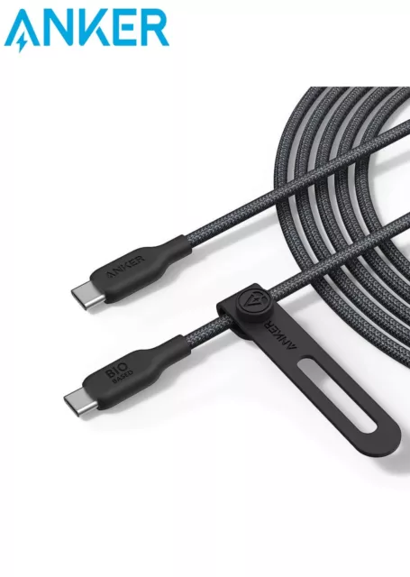 Anker 544 USB C to USB C Cable (240W, 3ft/6ft) Fast Charge For iphone 15 Samsung