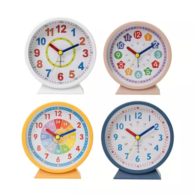 Horloge murale analogique colorée pour chambres d'enfants idée cadeau parfaite