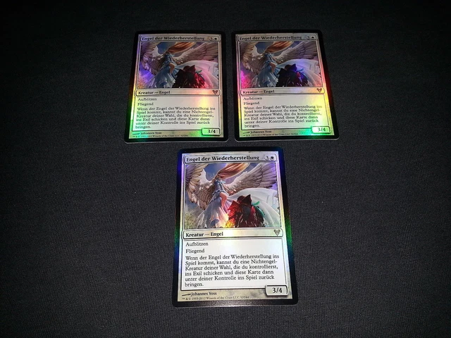 Restoration Angel 1x FOIL AVR MTG Avacyn Restored Rare MINT white Restoration Angel 1x FOIL AVR MTG Avacyn Restored Rare MINT white