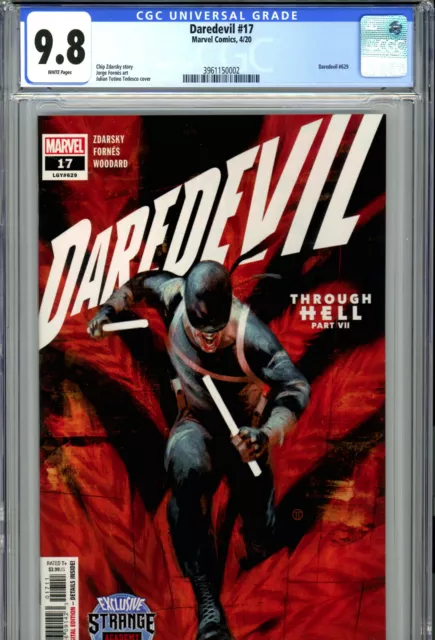 Daredevil #17 (2020) Marvel CGC 9.8 White Strange Academy Preview