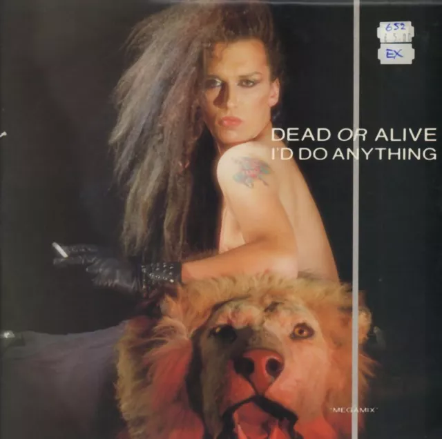 Dead Or Alive(12" Vinyl)I'd Do Anything (Megamix)-Epic-TA 4069-UK-1983-VG+/VG+