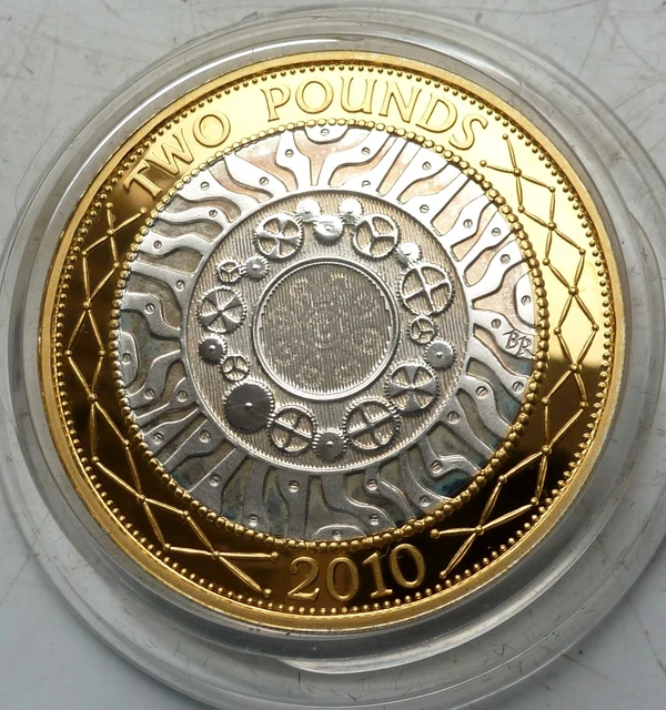 2010 Royal Mint sterling silver Proof £2 ,Technology, EXCELLENT RARE COIN
