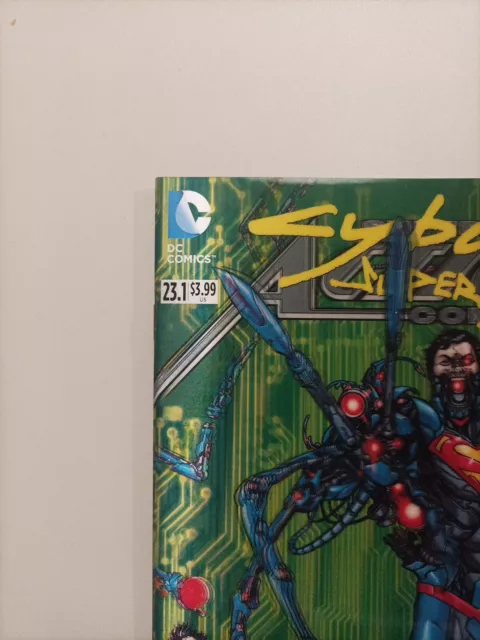 Action Comics #23.1 3D Linsencover (2013) (Dc Neu 52) Cyborg Superman #1 2