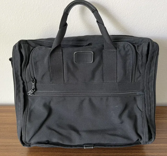 Tumi Briefcase Computer Travel Luggage Bag Black Ballistic Nylon 2632D3
