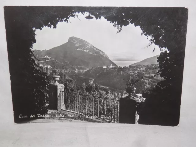 Vecchia foto cartolina d epoca di Cava dei Tirreni Villa Maria Villaggio Rotolo