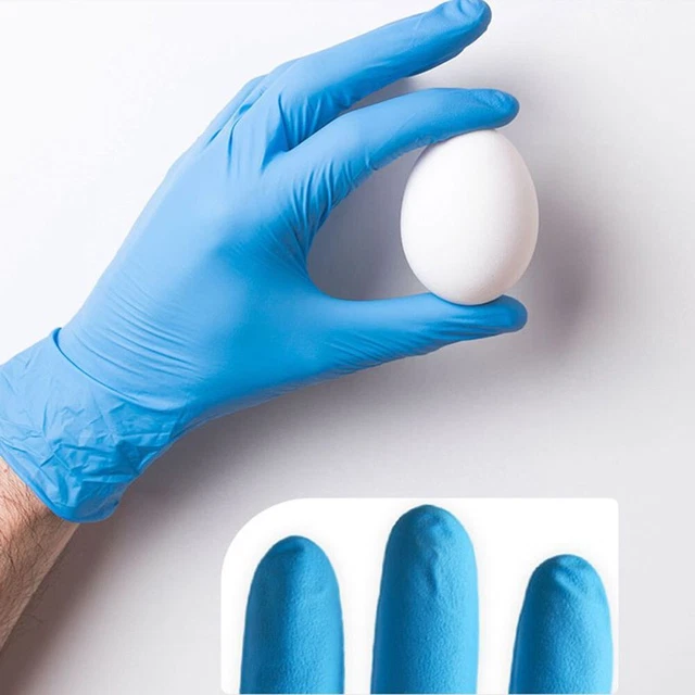 Guanti Protettivi Materiale Nitrile Non Tossico Olio e Resistente Chimica