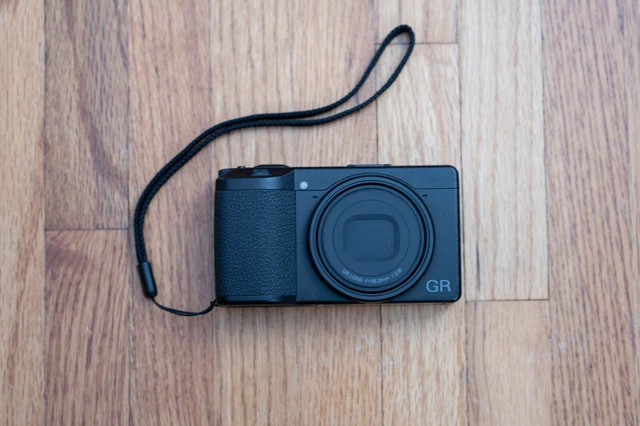 Ricoh GR III 24MP Digital Compact Camera with Extra Batteries and Accessories