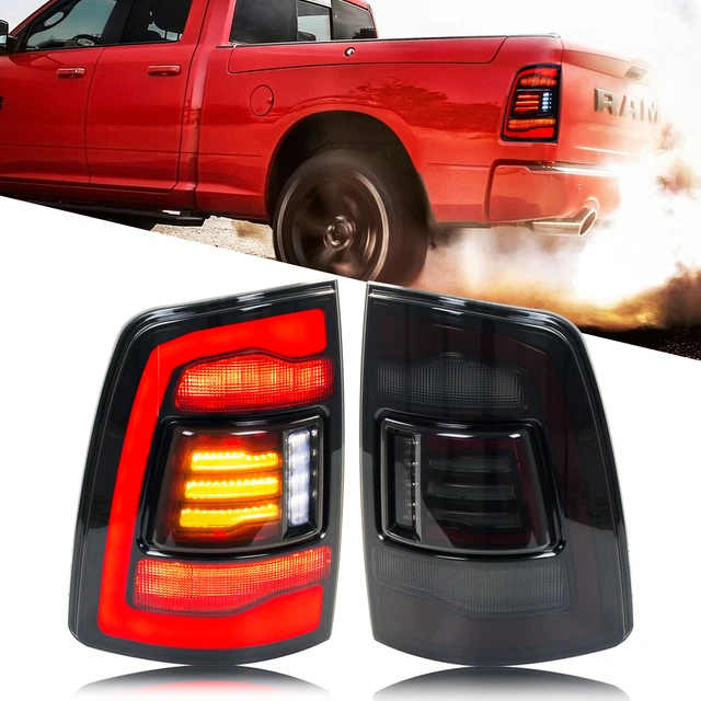 LED SEQUENTIAL TAIL Lights For Dodge Ram 20092018 Yellow Turn Signal