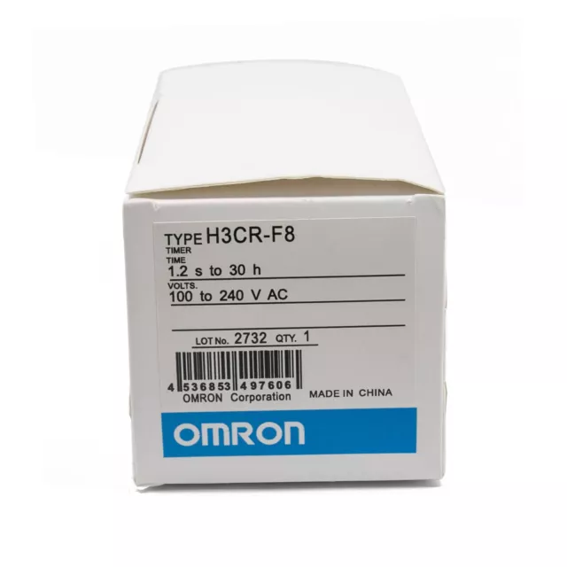 Omron H3CR-F8 100-240VAC Timer New One Free Shipping H3CRF8