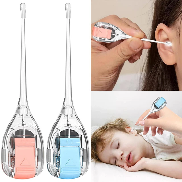 Outil de retrait de cérumen avec lumière LED Sélecteur d'oreille sûr pour