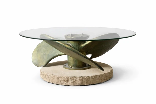 Table basse de cocktail de Paul Michel, France, années 1970 En vente sur
