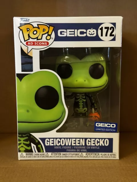 Funko POP! Geicoween Geico Gecko Limited Edition #172 Green Variation