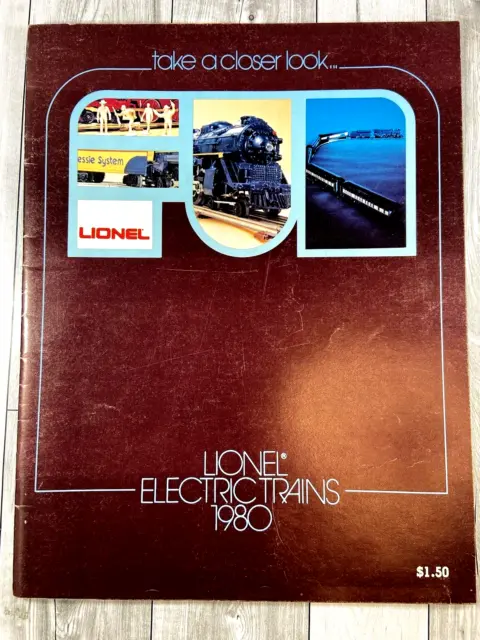 1980 Lionel Model Electric Trains & Accessories Catalog Very Good Condition