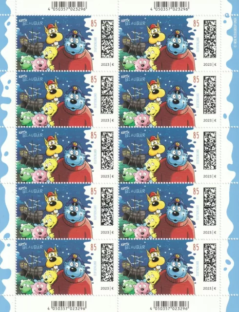 BUND 10er-Bogen Bund Mi. 3803 Käpt'n Blaubär