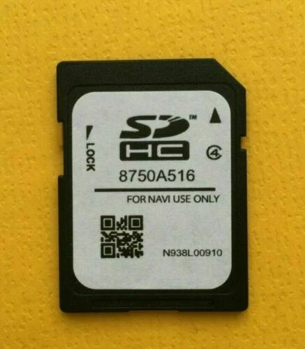 Scheda SD CITROEN C-4 Aircross MMCS C-12 NAVI mappa 8750A516 Europa 2023-2024 ultima