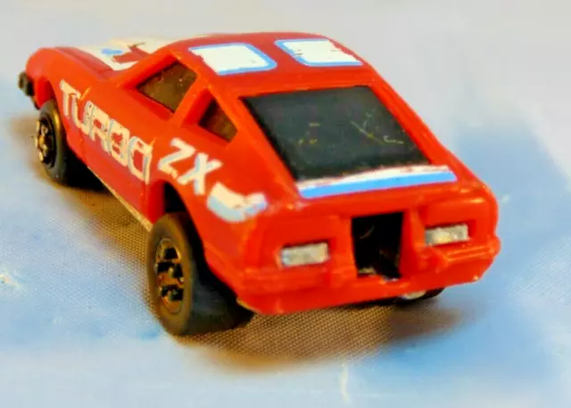 Kidco Datsun 260 ZX Turbo Brennschlüssel rot Kunststoff Modell Auto Spielzeug Vintage 1980 2