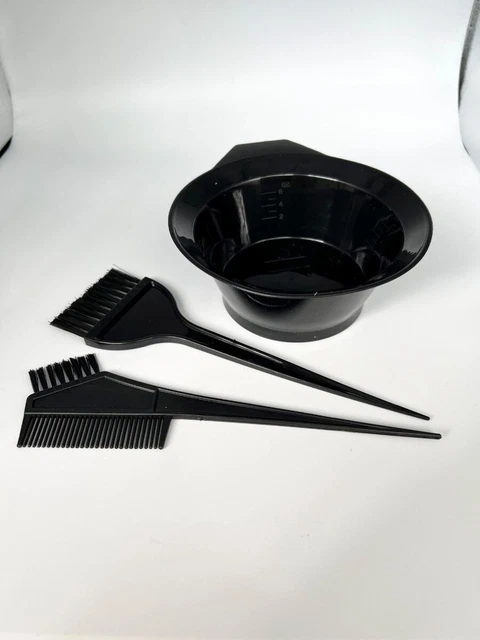 Set colorazione capelli, ciotola, pettine applicazione e spazzola, colorazione capelli casa